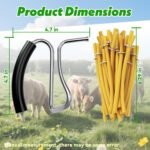 California Castration Stainless Steel Bander & Bands (30 pk) Castration Banding Tool Only for Animal Cast（4.7″） - Image 2
