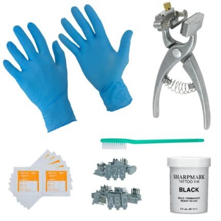 BOCCS Animal Complete Tattoo Kit (Small,Black)